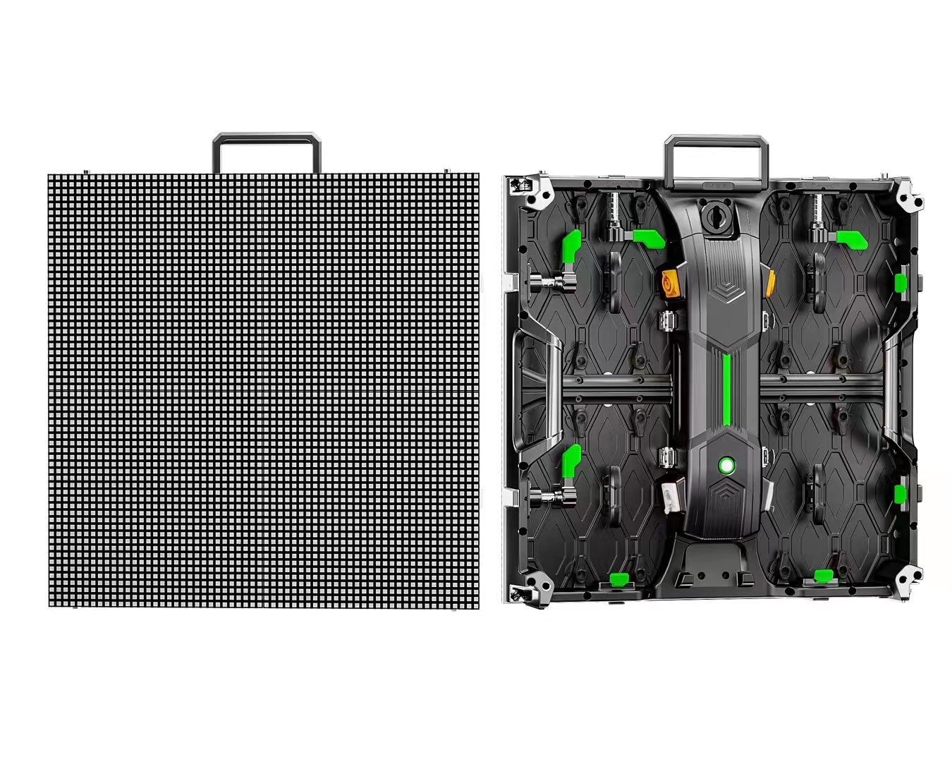 Advantages of die-cast aluminum material: - p2.604 movable rental indoor led screen for stage