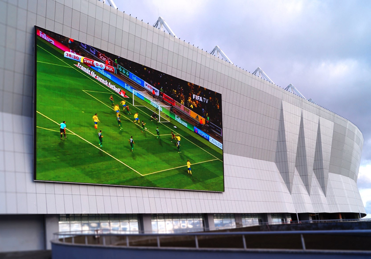  - What are the applications and effects of LED displays in sports venues?