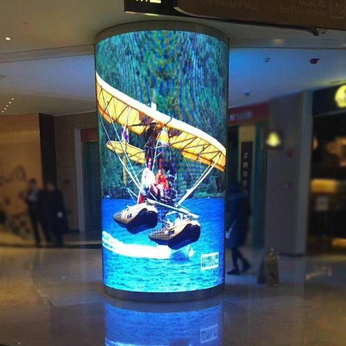 Cylinder LED Display - Custom LED Display Solutions For Any Size And Shape - D-King