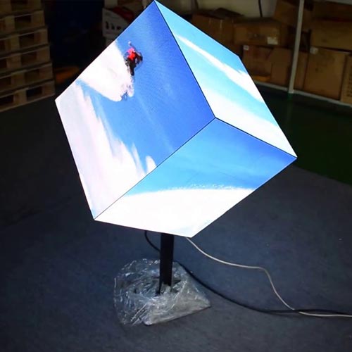 LED Dynamic Display Cube - Custom LED Display Solutions For Any Size And Shape - D-King