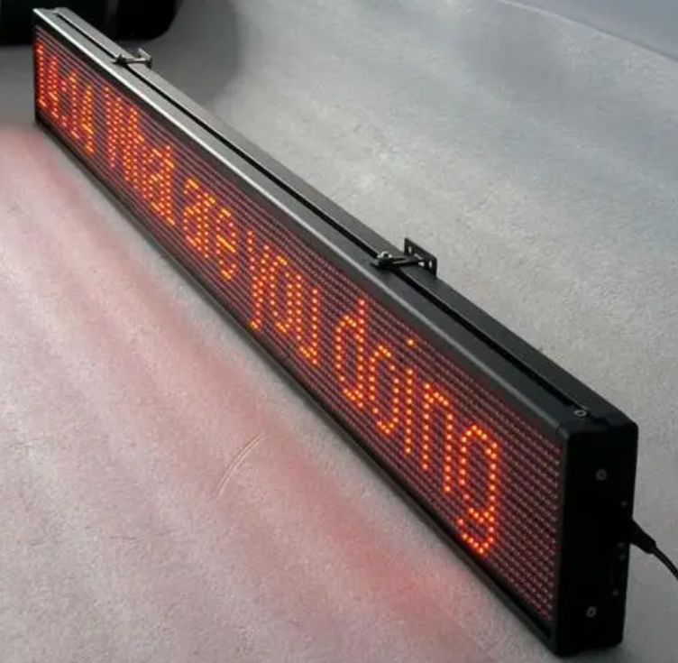  - There are three types of LED displays: monochrome, two-color, and full-color