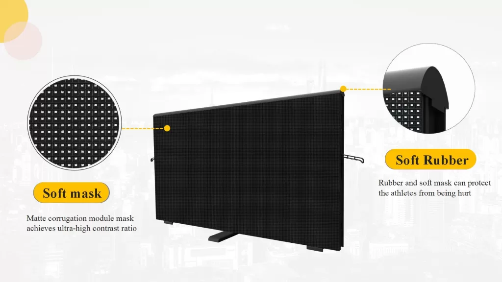 matte corrugated LED displays
