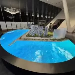 floor-integrated LED display
