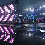 LED background display