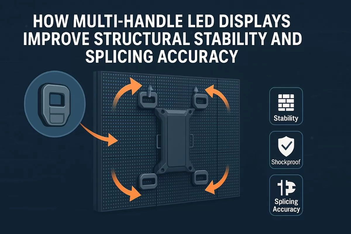 How Multi-Handle LED Displays Improve Structural Stability and Splicing Accuracy