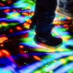 LED display floor panel